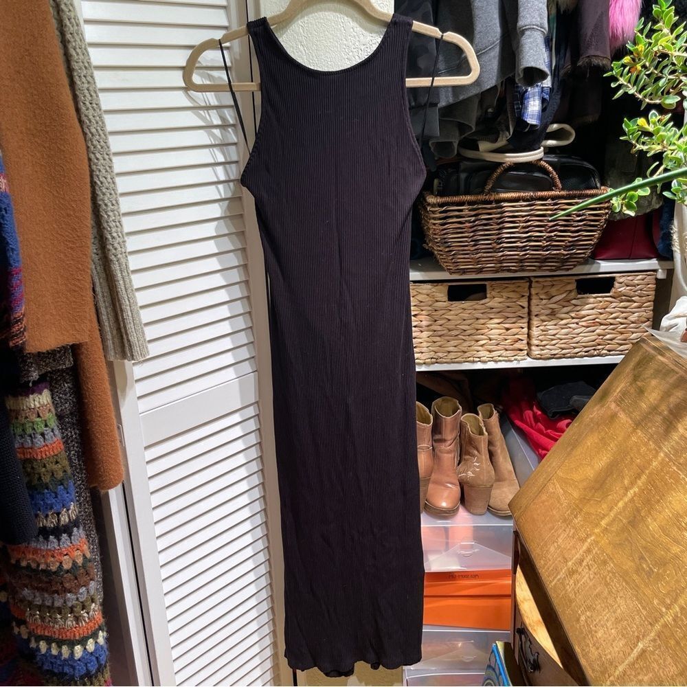 H&M Open Back Midi Dress